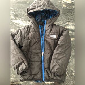 The North Face Kids' Black Puffer Jacket  Reversible 3T